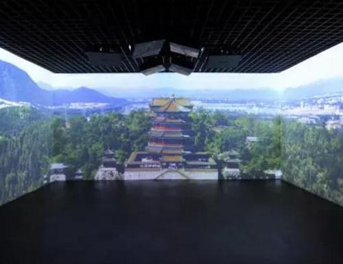 三屏沉浸式投影